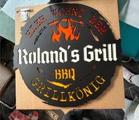 Stahlschild „Roland‘s Grill“ Sachsen-Anhalt - Teutschenthal Vorschau