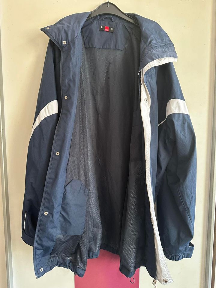 Windbreaker Windjacke UNISEX dunkelblau/weiß Gr.XXXL in Hartha