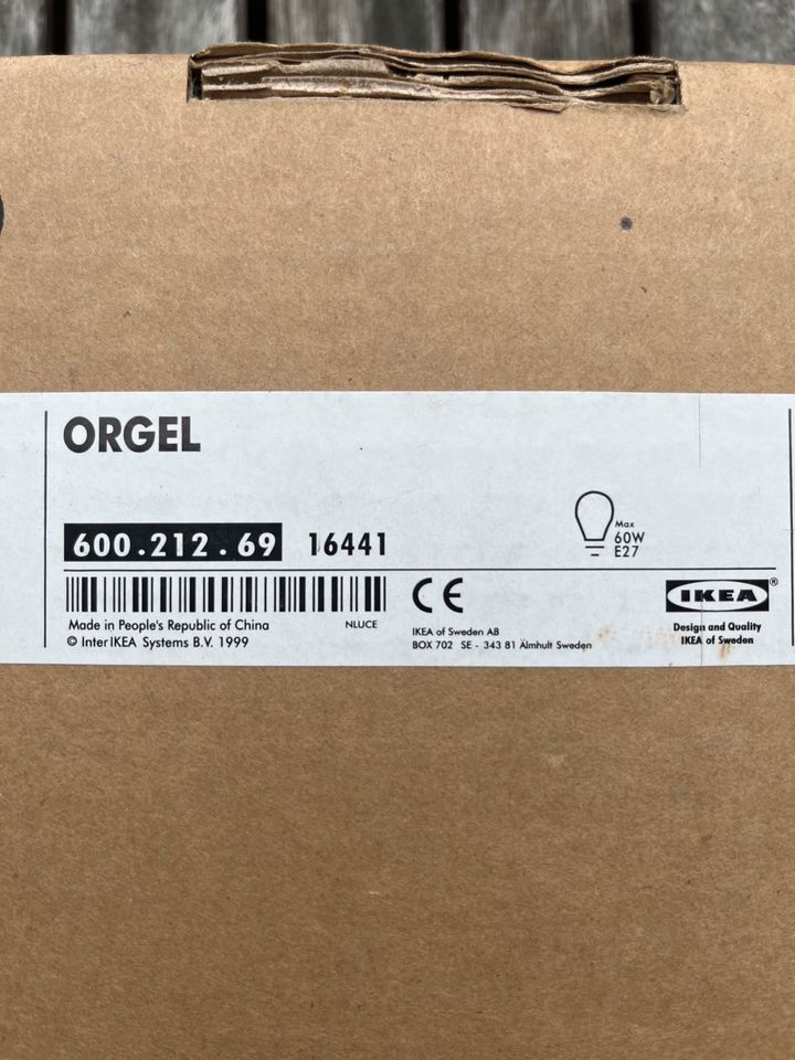 Wandlampe Ikea „Orgel“ in Centrum