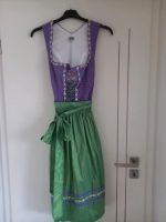 Dirndl Kleid Gr. 40 mit Schürze,  Farbe Lila/grün Bayern - Frontenhausen Vorschau