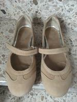 GEOX Damen Schuhe Ballerinas Leder beige Gr 37 mit Klettverschluß Nordrhein-Westfalen - Dorsten Vorschau