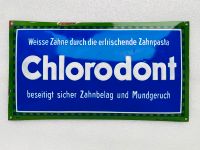 ‼️ EMAILSCHILD Chlorodont Zahnpasta Emailleschild um 1930 Saarland - Schiffweiler Vorschau