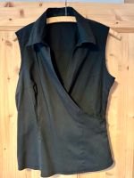 Wickelbluse H&M kurzarm Gr. 38 schwarz Niedersachsen - Suderburg Vorschau