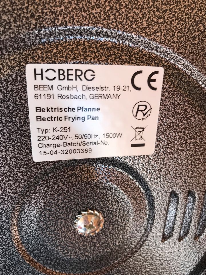 Hoberg elektrische Pfanne in Pliezhausen