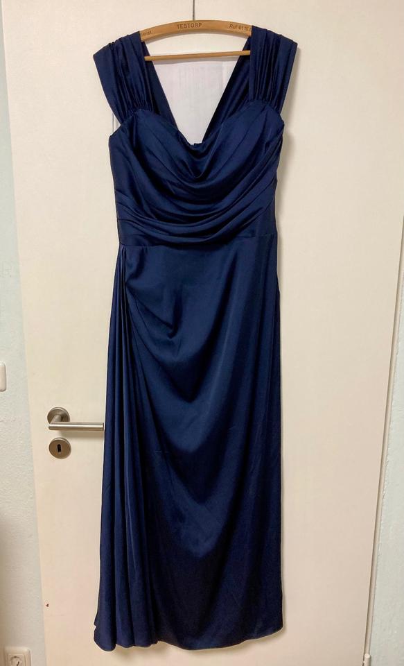 Abendkleid von prestije, dunkelblau, Satin, Gr.42/44 in Augsburg