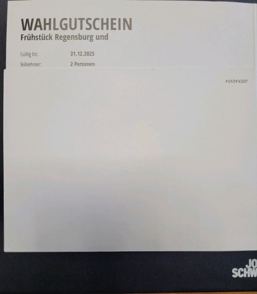 Wahlgutschein für 2 Personen in Köln