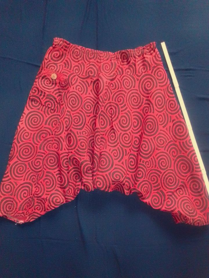 Handgewebte Baumwoll-Hose Boho Hippie Haremshose Gr. L-XL in Isenbüttel