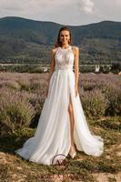 Brautkleid "Angela Bianca" A-Linie, Spitze, Rückenausschnitt Bayern - Hausham Vorschau