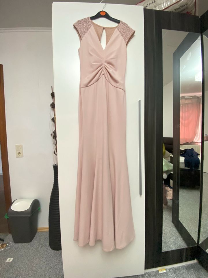 Abendkleid, rosa Farbe langes Kleid, Kleid in St. Wendel