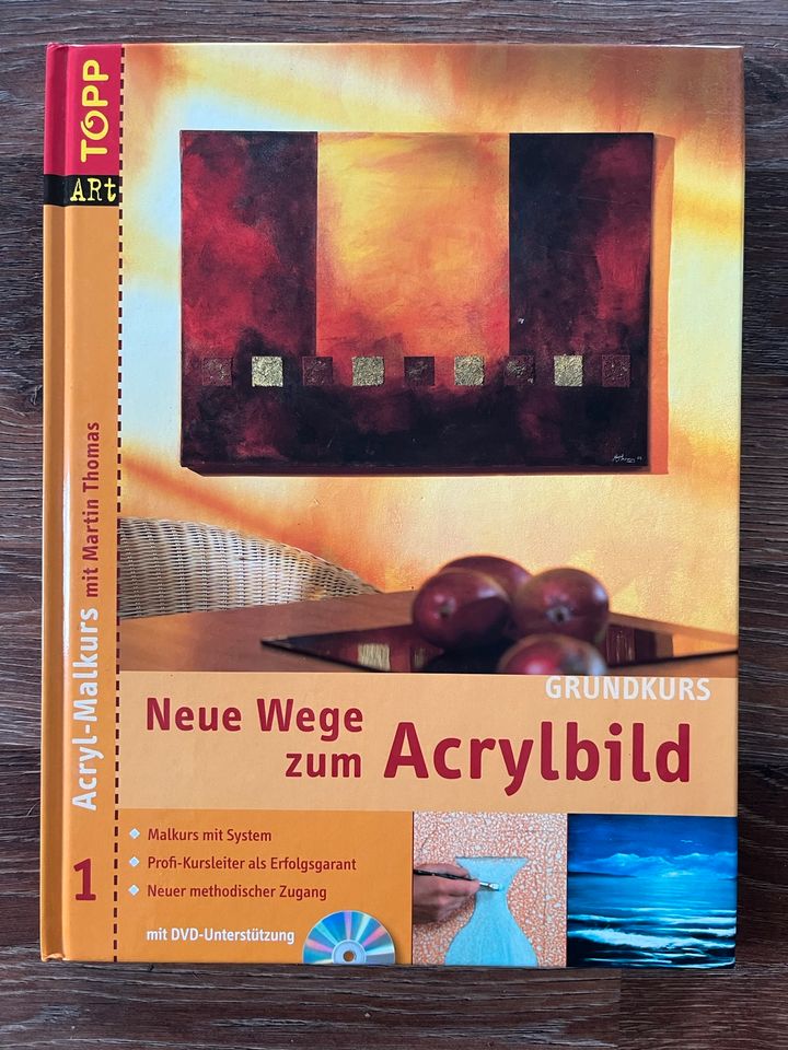 TOPP Art Martin Thomas Neue Wege zum Acrylbild Buch Acrylmalerei in Leipzig