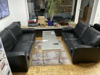 Echtledersofa Couch Garnitur Design Premium schwarz 3er 2er 1er Nordrhein-Westfalen - Recklinghausen Vorschau