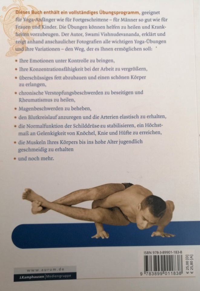 Das große illustrierte Yogabuch Swami Vishnudevananda in Donaueschingen