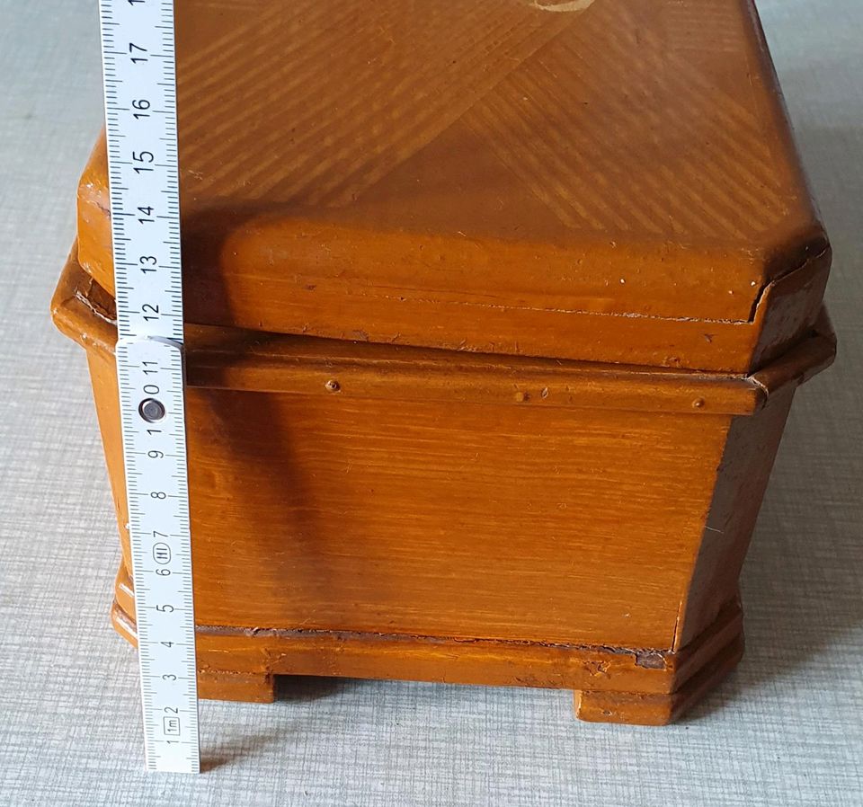 Holzkiste, Schmuckkästchen, Schatulle, Box, Vintage, kleine Truhe in Leipzig