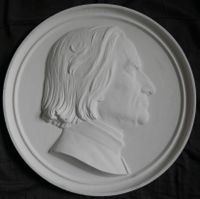 Franz Liszt , Stuck , A.Micheli fec Berlin 1893 ,44cm Sachsen - Görlitz Vorschau