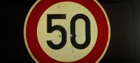 Verkehrsschild 50 km/h Geburtstagschild 50 zig Nordrhein-Westfalen - Espelkamp Vorschau