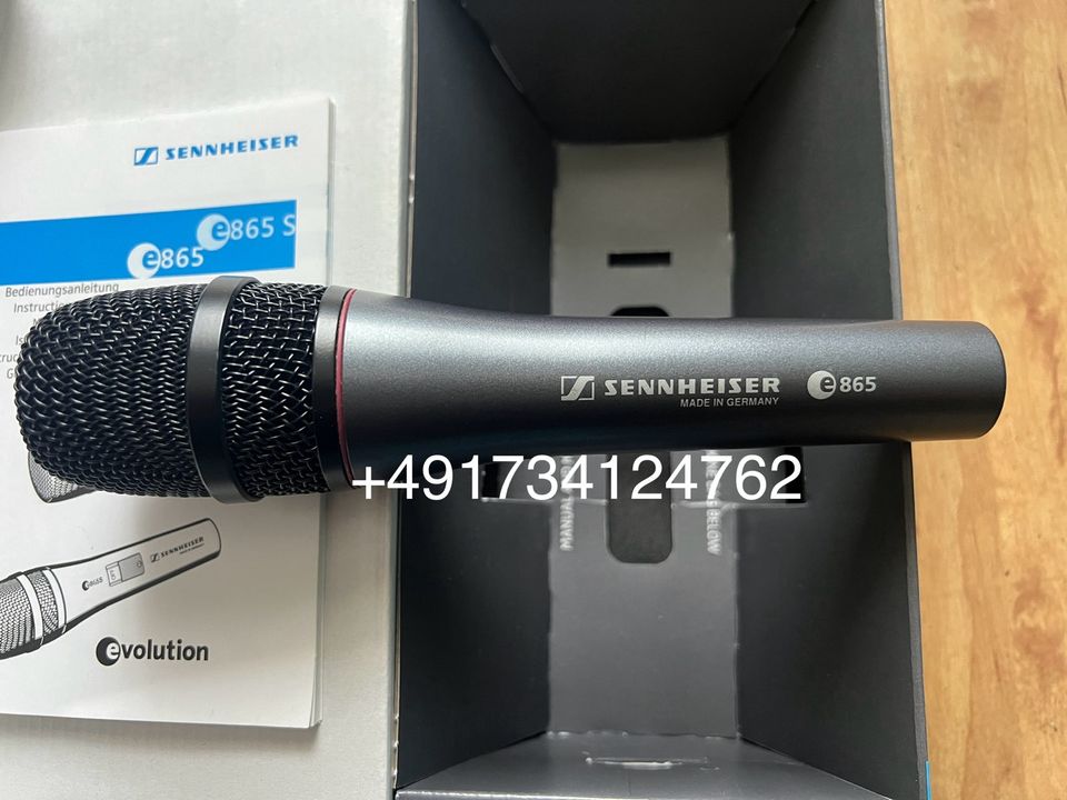 SENNHEISER E 865 HAND GESANGS KONDENSATOR MIKROFON in Lilienthal