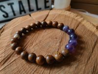 Handmade Armband mit Rosenholz und Amethyst Niedersachsen - Hatten Vorschau