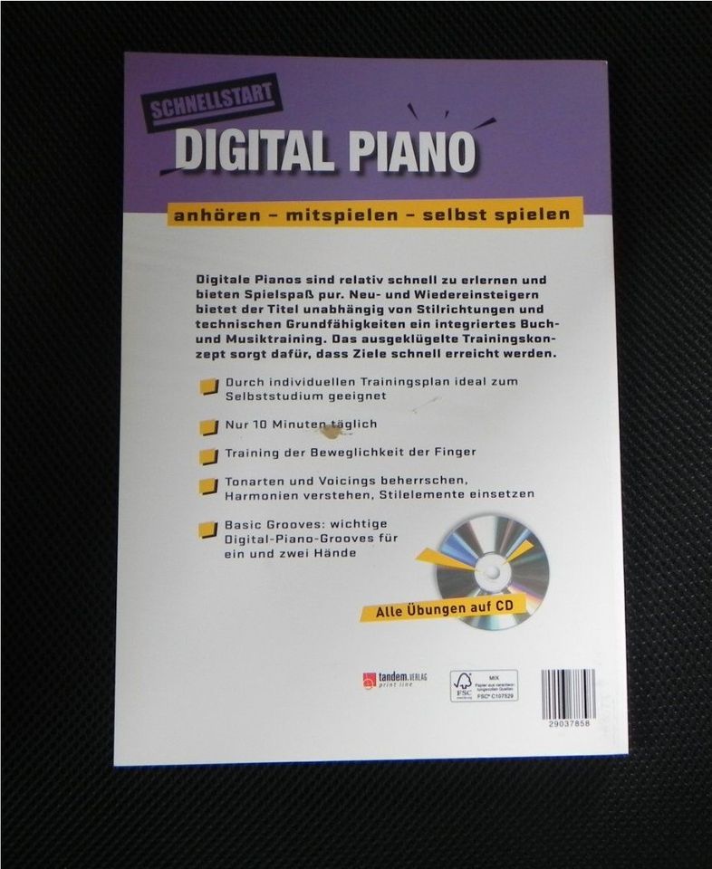 Digital Piano, 10 Minuten Training für schnellen Erfolg, Noten in Selent