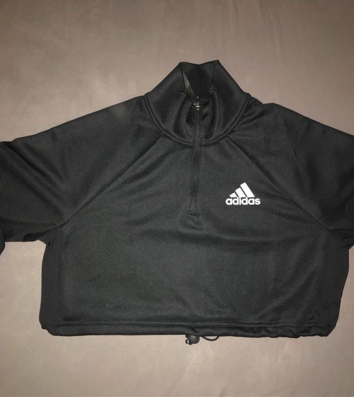 NEU! Adidas Crop Jacke Trainingsjacke schwarz S in München