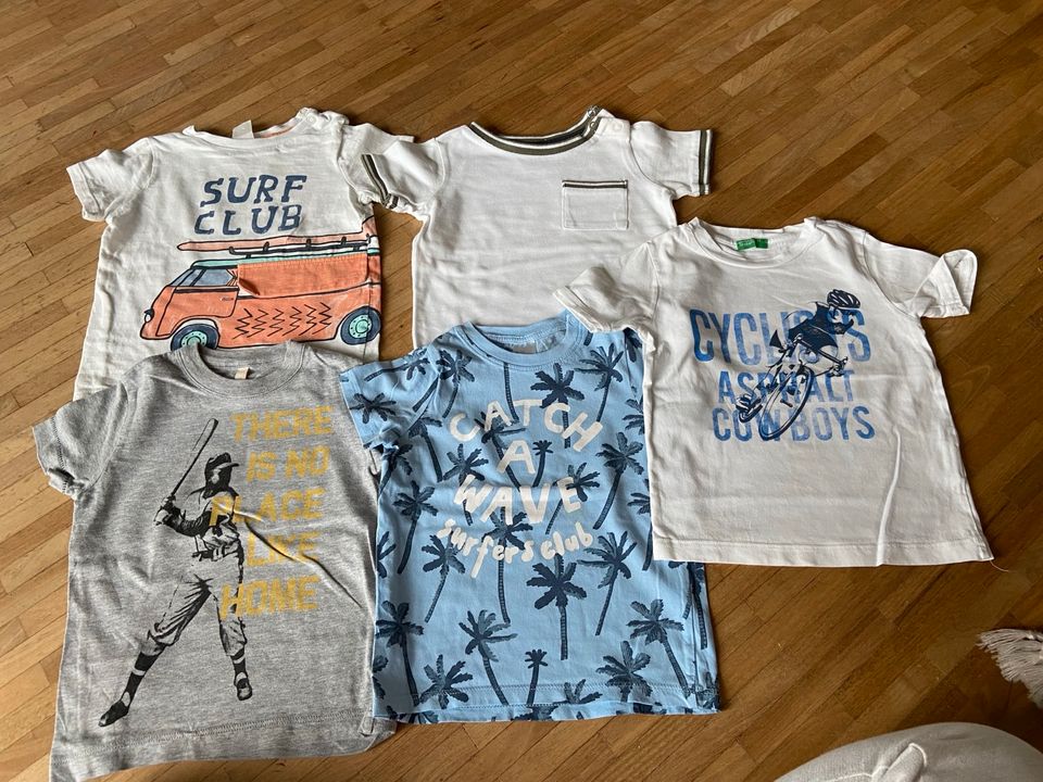 5 Jungen TShirts Grösse 80 in Frankfurt am Main