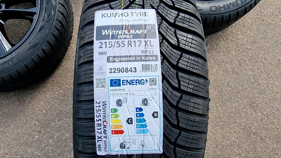 Winterkompletträder Hyundai Kona Elektro 215/55R17 98V 5x114,3 in Burgau