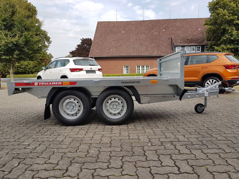 Temared Transporter 2515/2 C 1,5t 1.500kg Hochlader Anhänger in Lüdersfeld