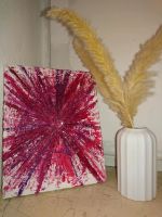 Leinwand Bild Pink Explosion Glitzer Handmade Art DIY Eyecatcher Hannover - Mitte Vorschau