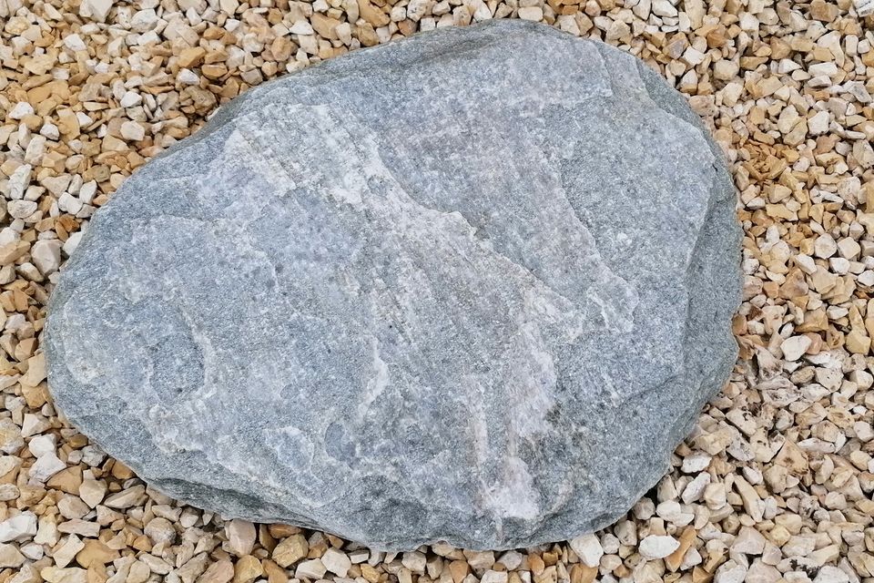 Trittstein Quarzit Antik Deko Steinplatte Step Stone grau in Boppard