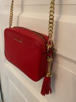 Michael Kors Umhängetasche Tasche rot Leder Jet Set Bayern - Grafenwiesen Vorschau