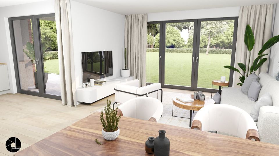 Architektur Visualisierung, Rendering, 3D Model, 3D Grundrisse in Stuttgart