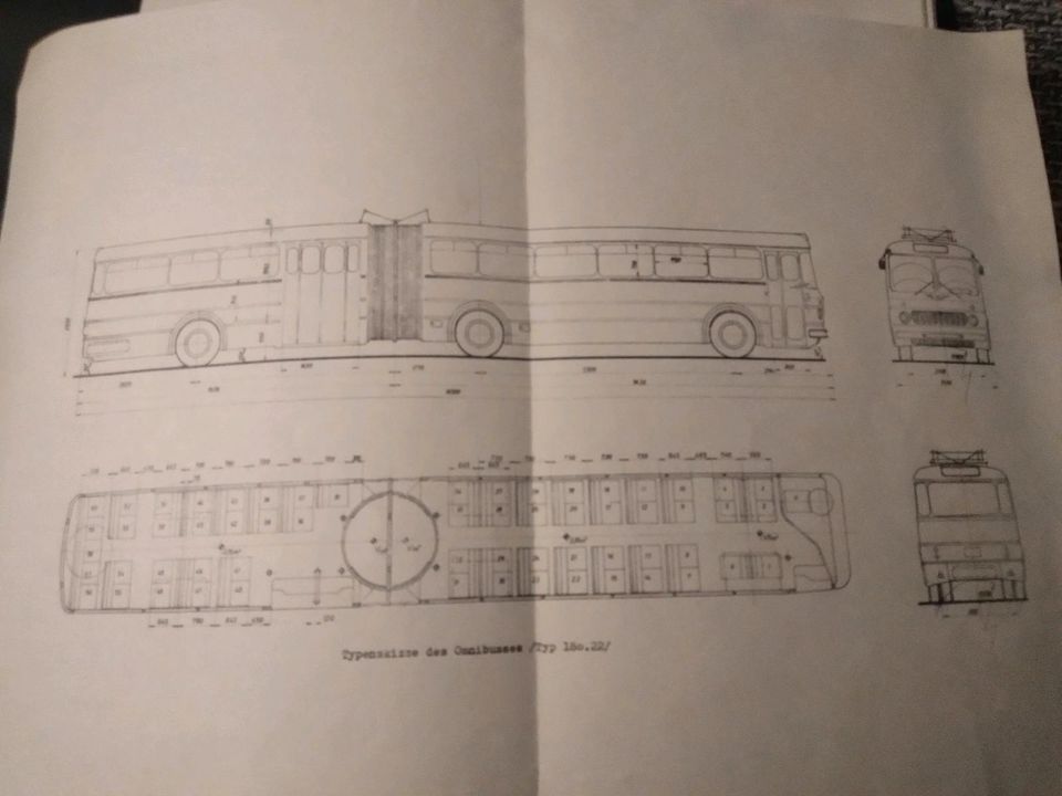 Ikarus 556 180 Oldtimer Bus Wartungsanleitung 1970 no IFA in Mönchenholzhausen