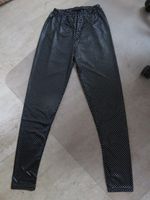 NEU! Außergewöhnliche Legging - schwarz mit Silberglitzer - Gr. S Baden-Württemberg - Geislingen an der Steige Vorschau