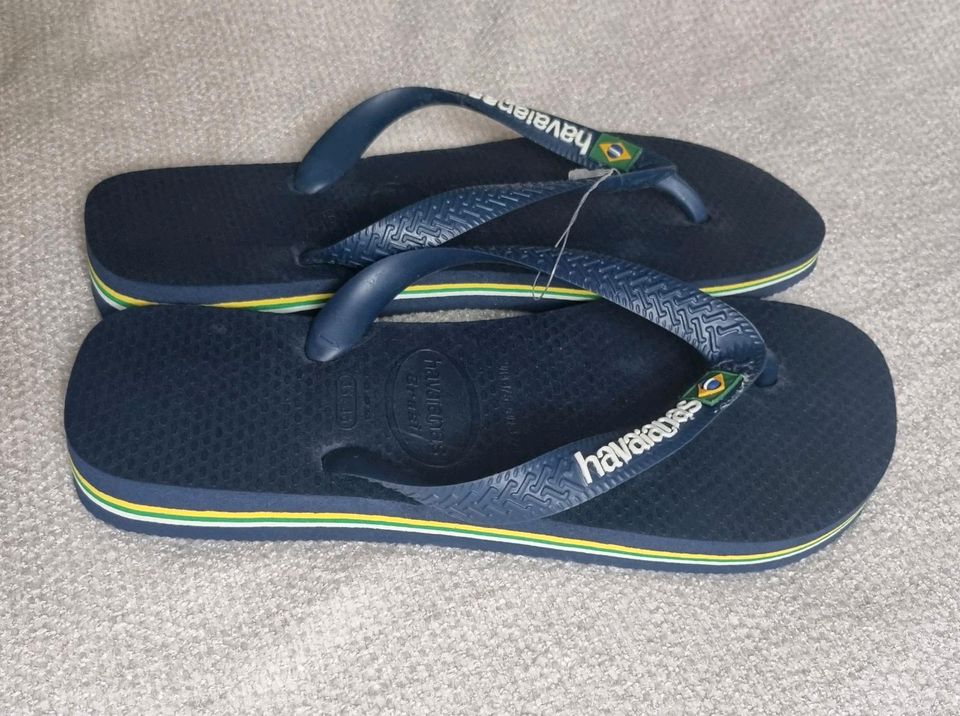 NEU Flip-Flops originale HAVAIANAS Brasil Logo Sandalen, 37 in Hamburg