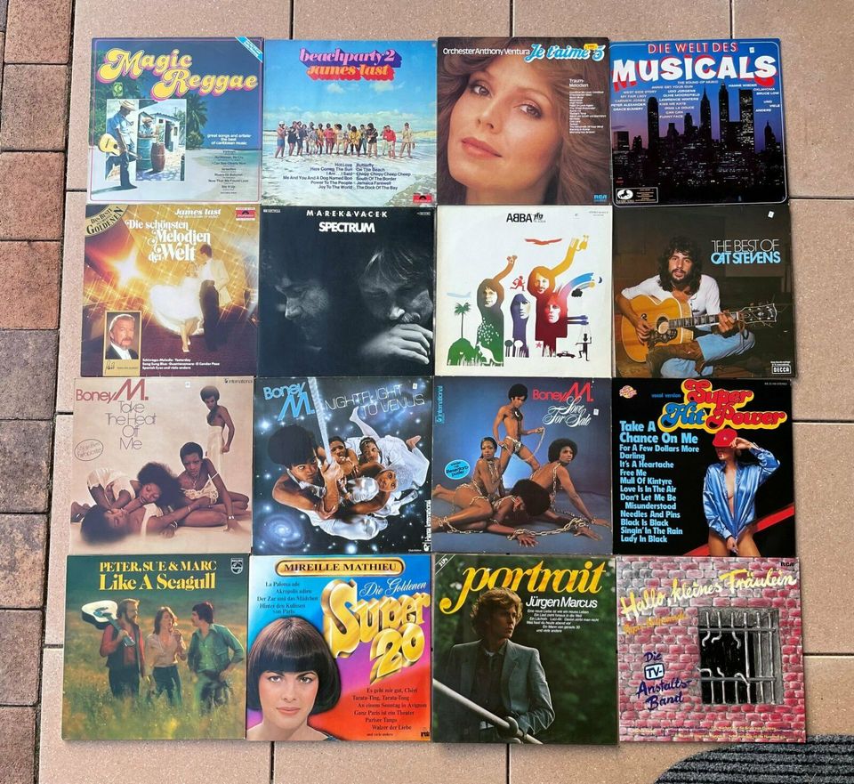 327 Schallplatten LP Vinyl Sammlung in Vallendar