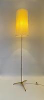 SKANDINAVISCHE MID CENTURY DESIGN STEHLAMPE PLISSEE SCHIRM 1950e Berlin - Charlottenburg Vorschau