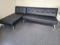 Schwarze Kunstleder Couch Nordrhein-Westfalen - Waldfeucht Vorschau