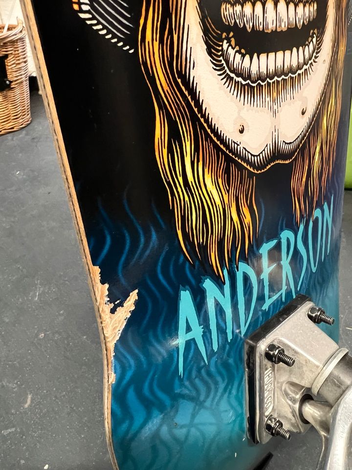 Skateboard Andy Anderson Heron 1 Deck komplett Powell Peralta in Troisdorf