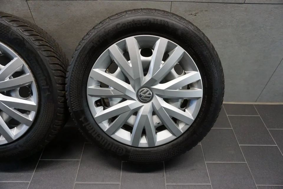 4 WINTERRÄDER WINTERREIFEN 205/55 R16 VW CADDY 2K 16 ZOLL WINTERKOMPLETTRÄDER CONTINENTAL 7,0mm 2022 MWST. AUSWEISBAR ! in Borchen