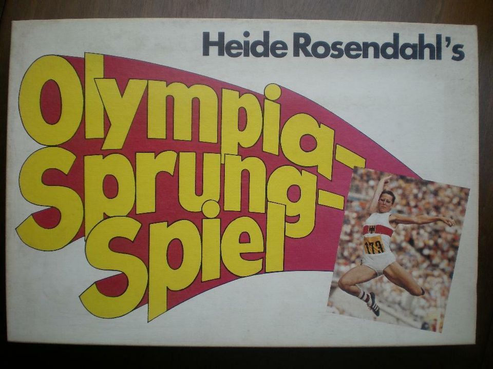 Heide Rosendahl Olympia-WeitsprungSpiel Ravensburger München 1972 in Gremmendorf
