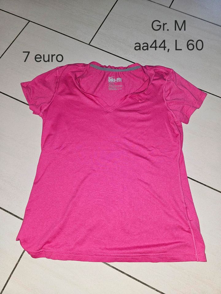 Damen t-shirts Gr. M 40 Marken, nike,puma,ck usw in Hünxe