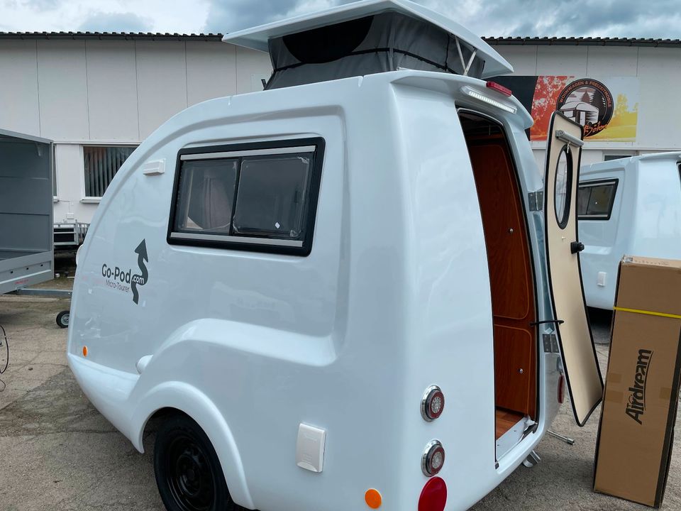 Vermietung mini Wohnwagen GO-POD exklusiv nur bei uns! in Ottendorf-Okrilla