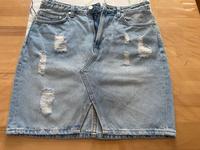 H&M Jeans Rock 40 Jeansrock destroyed Look Niedersachsen - Emden Vorschau
