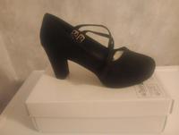 Velour Spangen Pumps Nordrhein-Westfalen - Dormagen Vorschau
