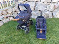 Kinderwagen Emmaljunga "Super Nitro" - dunkelblau- Outdoor Baden-Württemberg - Talheim Vorschau