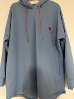 Damen hoodie sweater mit Herz blau l/xl Hessen - Büttelborn Vorschau