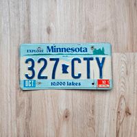 Minnesota GEPRÄGT 1992 USA US Kennzeichen Nummernschild license Bayern - Großmehring Vorschau