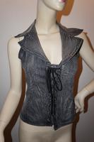 Sexy grauer Nuclear Blast Jeans Neckholder Gr. S Grammetal - Hayn Vorschau