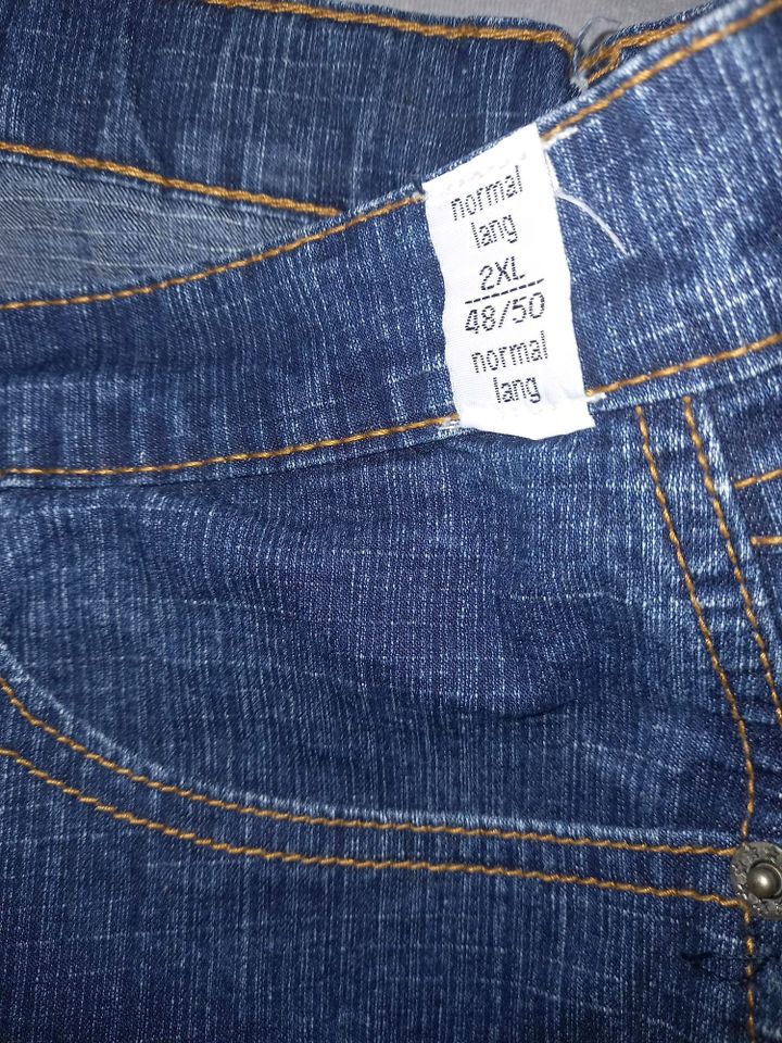 Queen Size Kik 7/8 Jeans Capri Hose   Gr. 48 / 50 in Nürnberg (Mittelfr)