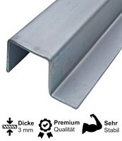 Hutprofil Hutschiene Tragschiene einseitig 3 mm Stahl verzinkt Nordrhein-Westfalen - Kürten Vorschau