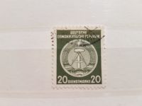 Briefmarken DDR, 1x Dienstmarke Buchdruck, Zirkel links, gest. Borsdorf - Zweenfurth Vorschau
